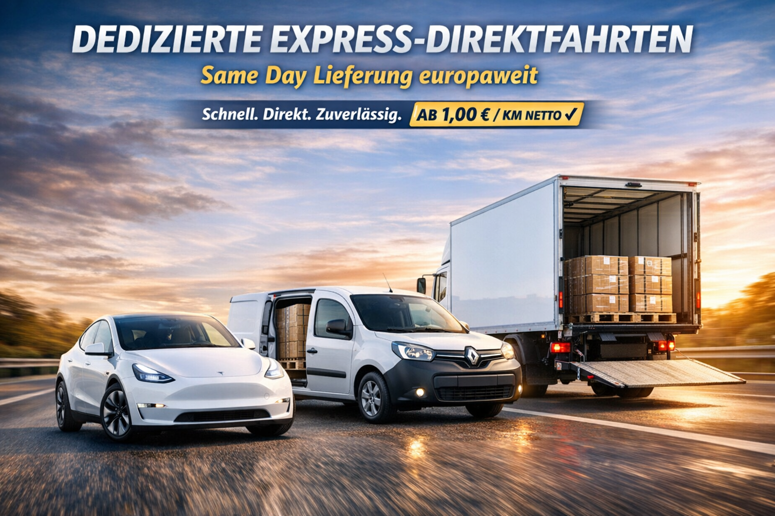 Express Kurierfahrzeuge